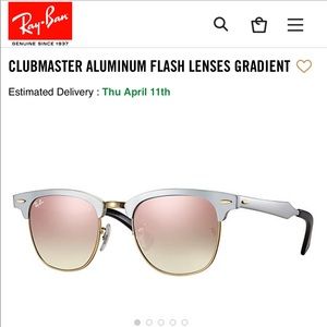 Clubmaster Aluminum Flash Lenses Gradient